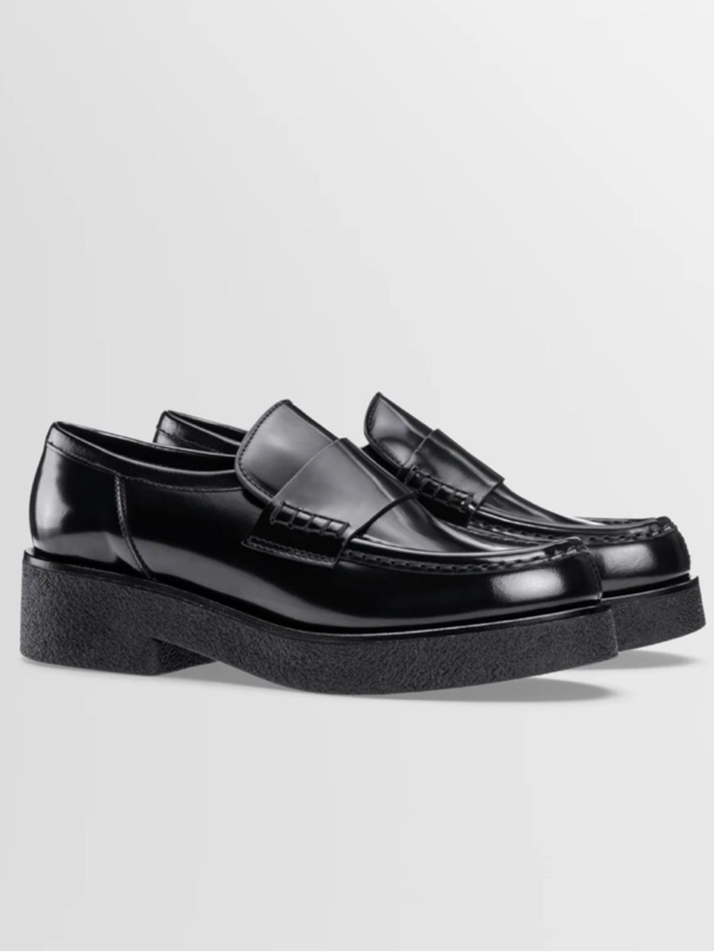 NWOT KOIO Women's Black Patent Leather Penny Loafers Size 39